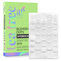 Artnaturals Acne Pimple Patches (144 Pack) Hydrocolloid Acne Patches with Tea Tree Treatment for Zits and Breakouts, Spots and Dots Stickers for Face and Skin
