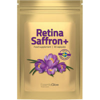 ESSENTIAGLOW Retina Saffron Vision + Capsule | for Eye Health & Vision Support | Natural Antioxidant | 30 Capsules