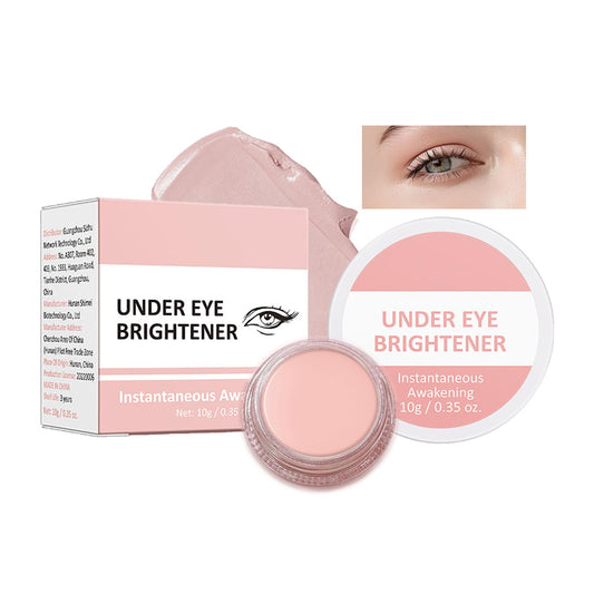 MINSHZEE Under Eye Color Corrector Under Eye Highlighter, Eye Highlighter, Under Eye Highlighter Concealer, Under Eye Concealer, Removes Blemishes and Fine Lines, Removes Dark Circles (Pink)
