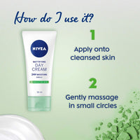 NIVEA Daily Essentials Oil Free Moisturising Day Cream (50ml), Combination and Oily Skin Moisturiser, Mineral Infused Day Cream, Skin Care Essentials