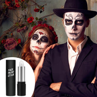 LOPHE Face Paint Stick, White Eye Body Paint Stick for Softball Football Baseball Lacrosse, Non Toxic Makeup Stick for Adults Kids Halloween Cosplay, Sport Oil-based Painting Stick