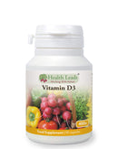 Vitamin D3 400iu x 90 Capsules, Suitable for Vegetarians, Magnesium Stearate Free, Contributes to The Maintenance of Normal Bones, Muscle Function & The Immune System, UK Manufactured