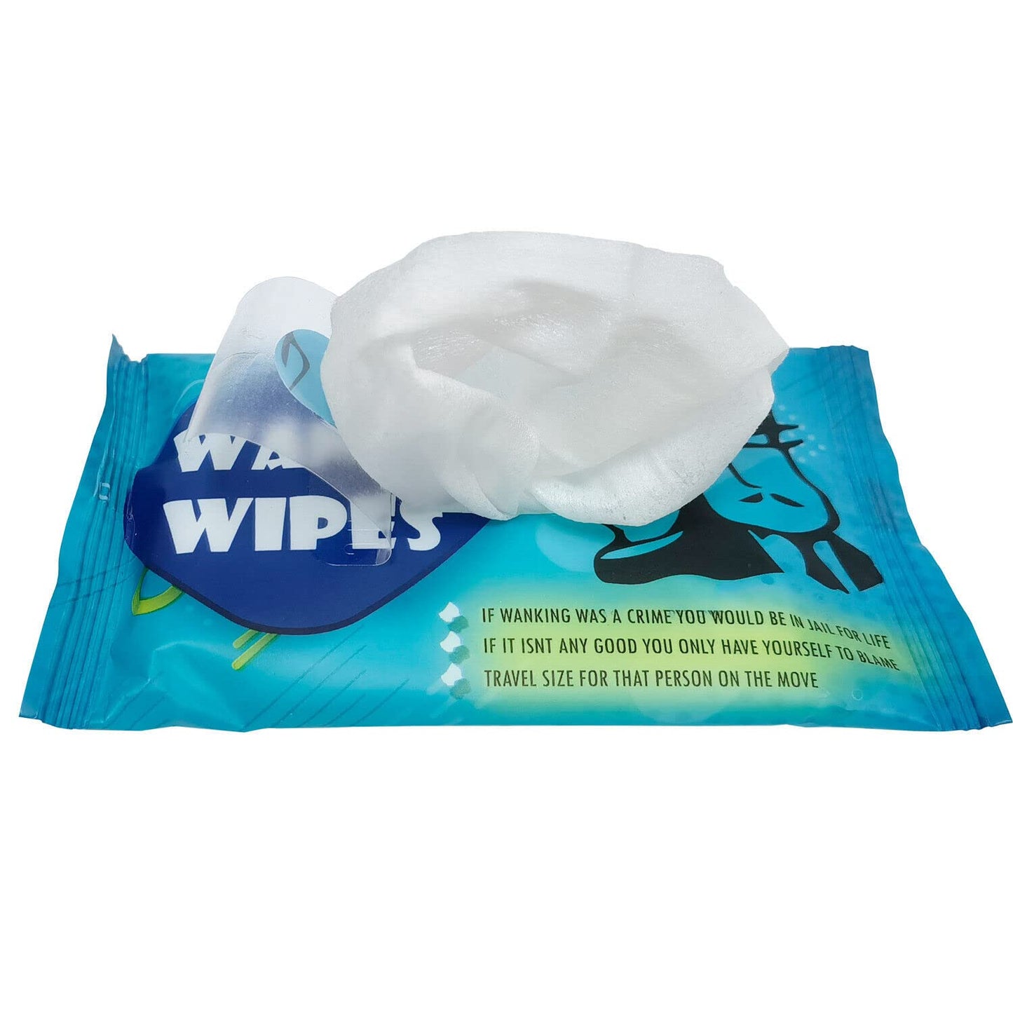 Gadgetking Wank Wipes Tissue Prank Xmas Gift Idea Present for Him Husband Boyfriend Men Man Size Teenager Unusual Prank April Fools Secret Santa 40th 50th 60th 21st Birthday Rude Ladies Her Boss Novelty