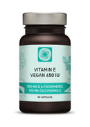 Procapsin Vitamin E 450 IU 400mg Tocopherol + Tocotrienol Vitamin E Vegan - Alpha Tocopherol + All 4 Tocotrienols – Alpha Tocotrienol + Beta Tocotrienol + Delta Tocotrienol and Gamma Tocotrienol