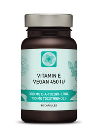 Procapsin Vitamin E 450 IU 400mg Tocopherol + Tocotrienol Vitamin E Vegan - Alpha Tocopherol + All 4 Tocotrienols – Alpha Tocotrienol + Beta Tocotrienol + Delta Tocotrienol and Gamma Tocotrienol