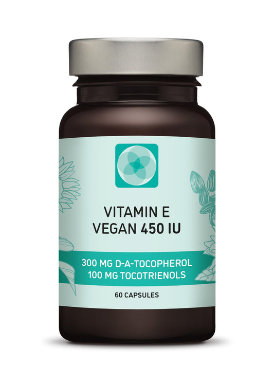 Procapsin Vitamin E 450 IU 400mg Tocopherol + Tocotrienol Vitamin E Vegan - Alpha Tocopherol + All 4 Tocotrienols – Alpha Tocotrienol + Beta Tocotrienol + Delta Tocotrienol and Gamma Tocotrienol