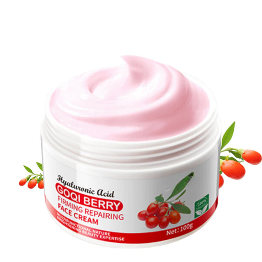 Go-ji Berry Facial Cream - Face Moisturiser - Goji Berry Face Cream For Women - Skin Tightening Cream For Face - Anti Wrinkle & Aging Cream Repair Skin Barrier - Smooth,Hydrate Skin Day Cream 100g