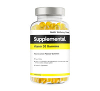 Supplemental Vitamin D3 Gummies - High Strength, 150 Gummies. 5 Months Supply!