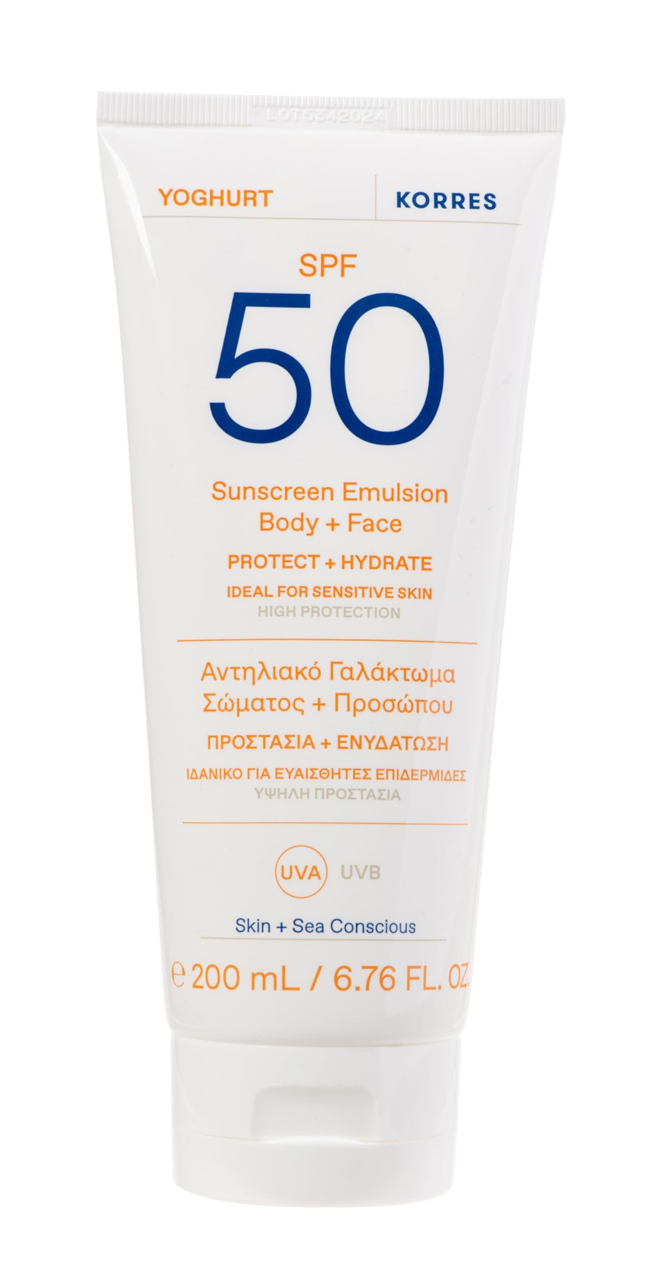 KORRES YOGHURT Emulsion Body + Face SPF50 200ml