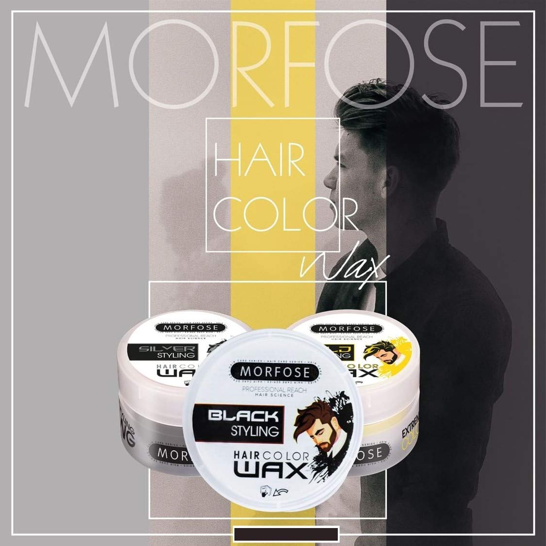MORFOSE Morfose Black Hair Colour Wax 100ml