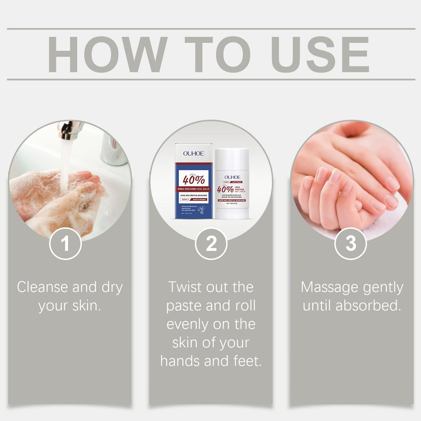 EONFAVE Urea Foot Cream - Urea 40% Foot Care Cream - Urea Cream for Feet - Moisturise and Protect Dry and Callused Feet - Cracked Heels and Dry Skin Deep Moisturizing,Callus Remover Nourishes Soften