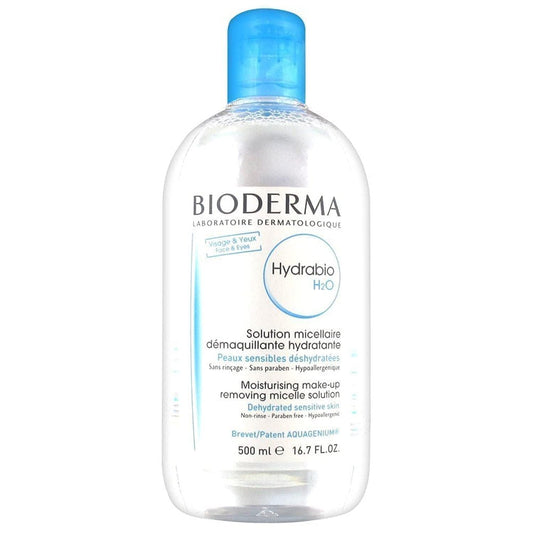 Bioderma Hydrabio H2O Cleansing and Moisturising Micellar Solution for Sensitive Dehydrated Skin 500 ml