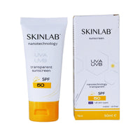 SKINLAB- Sunscreen - SPF50 - UVA/UVB - Transparent - Water Resistant - Nanotechnology - Normal + Dry skin