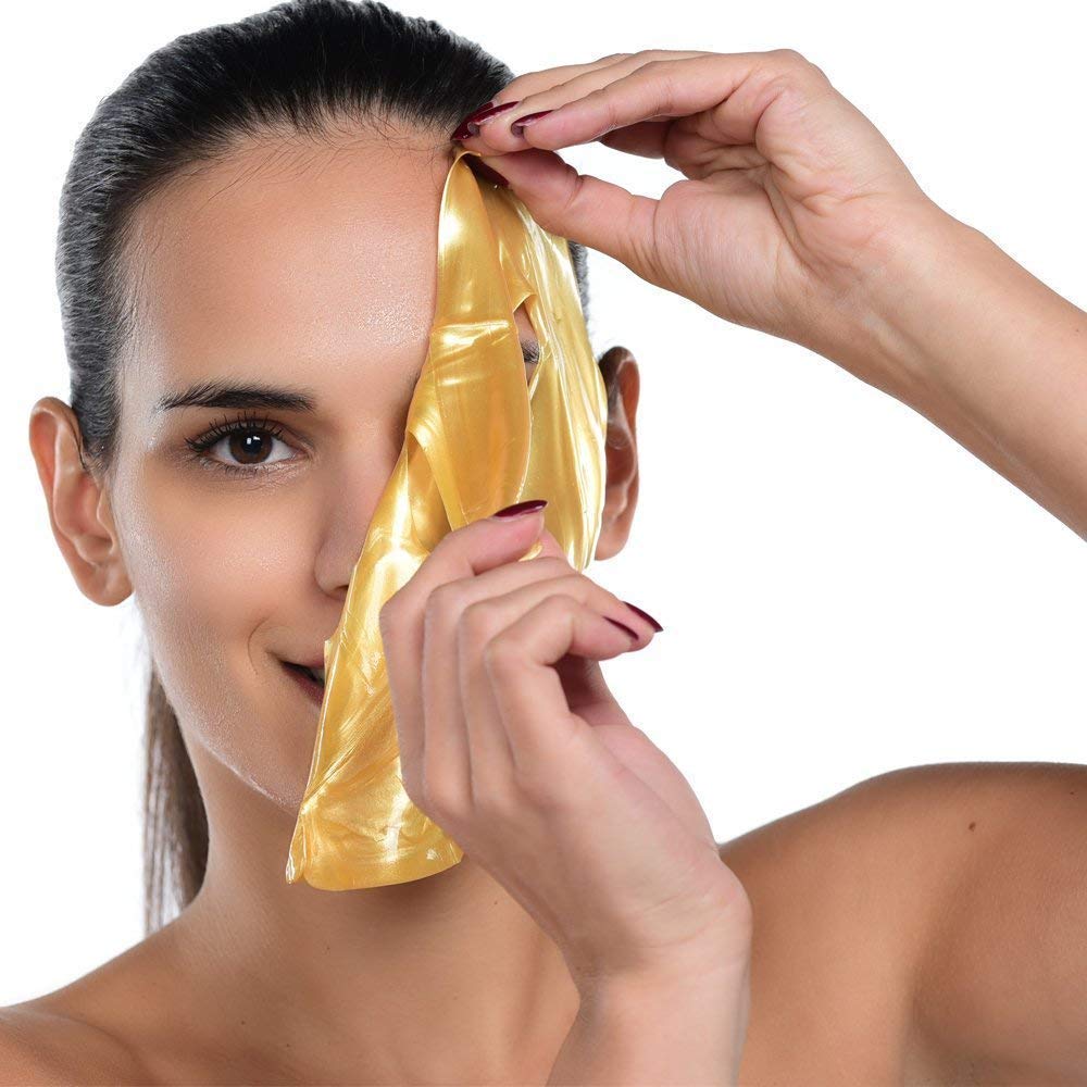 Luxurious 24k Gold Bio-collagen Facial Mask (5pcs)
