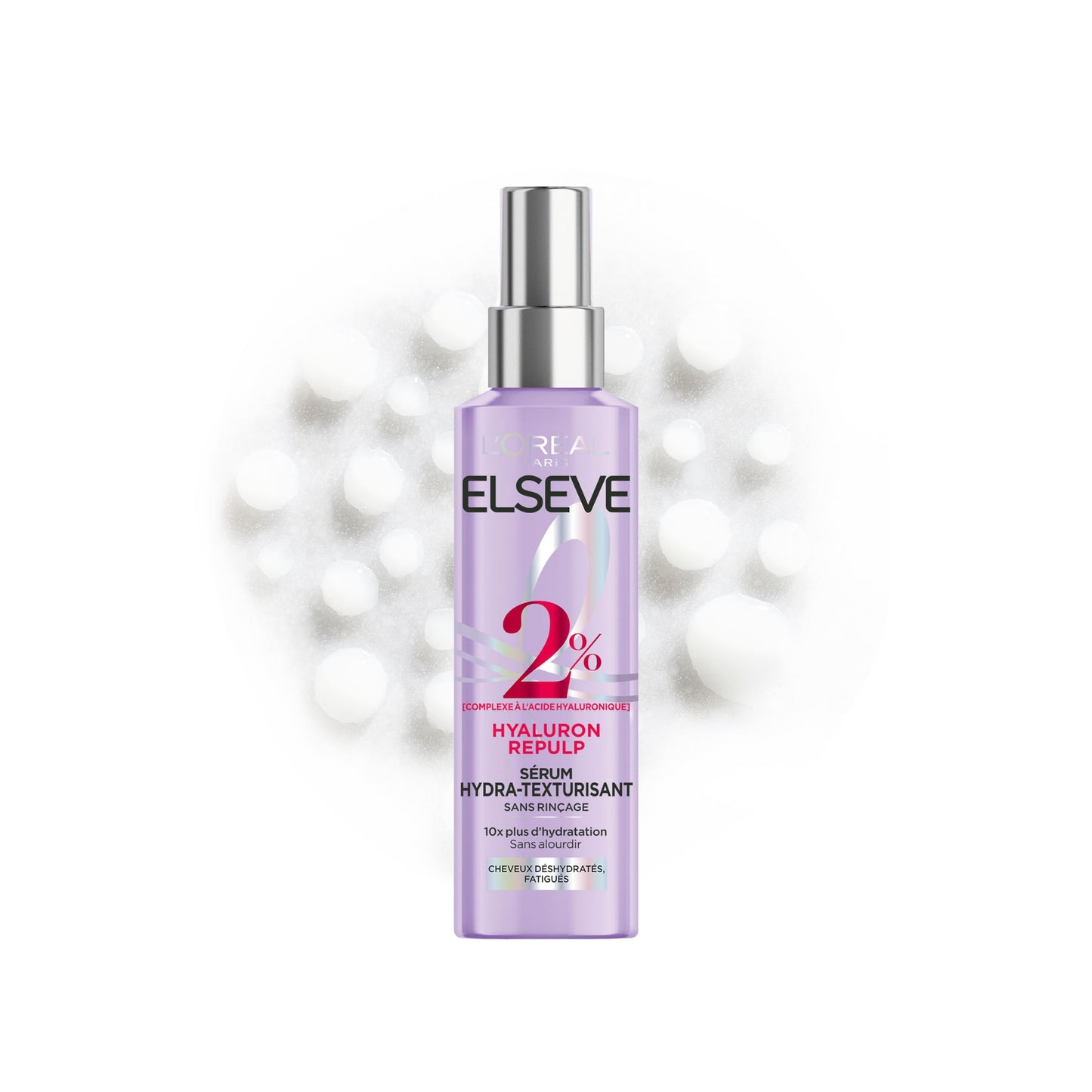 L'Oreal Paris L'Oréal Paris - Moisturising Serum for Dry and Tired Hair - Moisture 72 Hours - With Hyaluronic Acid - Elseve Hyaluronic Repulp - 150ml