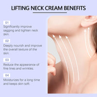 TINCAI 50ml Advanced Neck Firming Cream - Best For Tightening Sagging Skin,Tighten & Lift Firming Neck Cream,Anti Aging Smoothes Wrinkles Skin Tightening and Repair Decolletage Cream