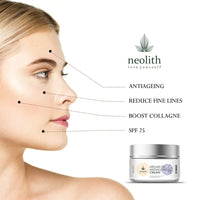 Neolith Argan Oil Anti-Ageing Face Cream with SPF 25 || For Skin Tightening, Fine lines, Wrinkles, Skin repair, Glowing skin || 50 ml