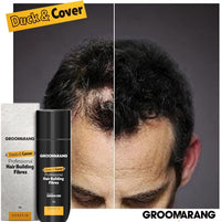 groomarang Hair Fibres X2 GROOMARANG Keratin Hair Building Fibres for Thinning Hair - Instantly Conceals Thinning Areas for Fuller Thicker Hair- For Men & Women 28g + Hair Loss Prevention Lotion (Light Brown)
