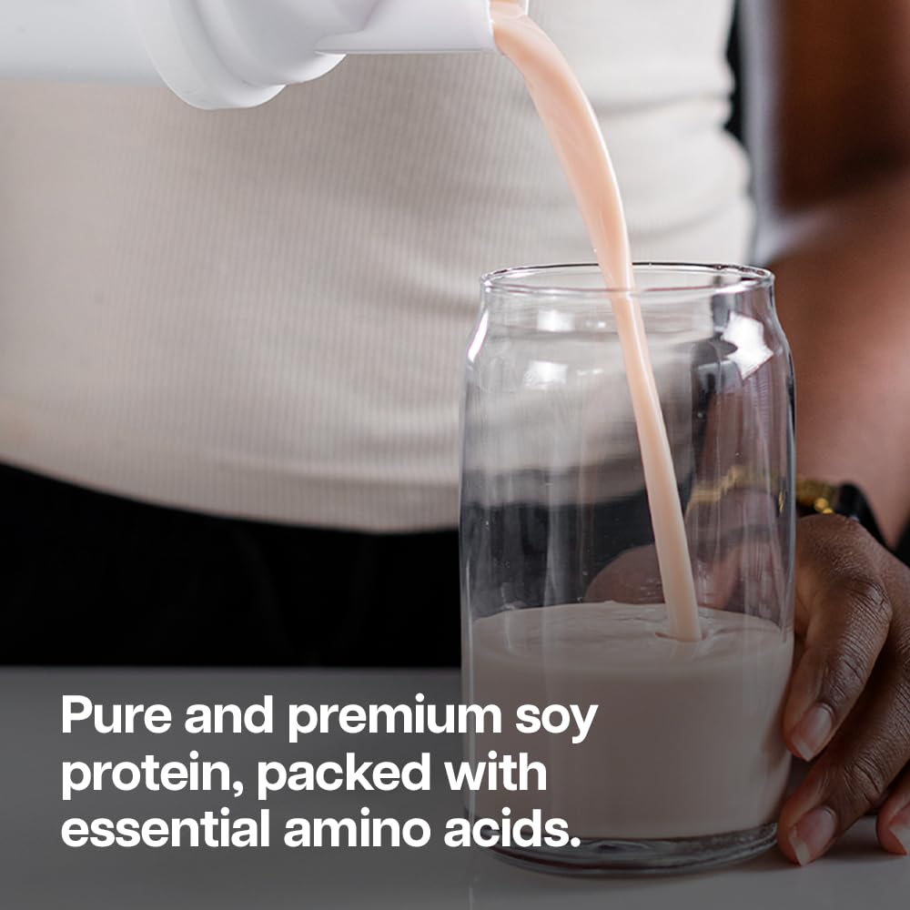 Protein Works | Vegan Soy Protein - Black Innovation, Premium Soy Protein Isolate, Low Fat, No Added Sugar, 27g Protein, 100% Plant-Based Nutrition, Vanilla Crème, 16 Servings, 500g