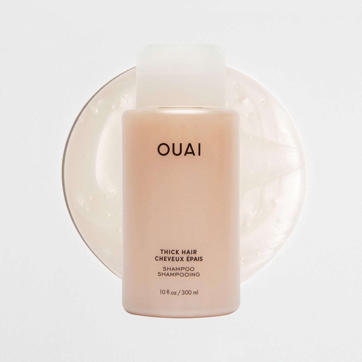 Ouai OUAI Thick Shampoo Travel Size - Moisturising Shampoo + Keratin, Marshmallow Root, Shea Butter & Avocado Oil for Thick Hair - Strengthens, Hydrates - Paraben, Phthalate, Sulfate Free Shampoo - 89ml