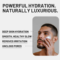ZOUSZ Zousz Black Oud Face Moisturiser for Men – Hydrating & Soothing Face Cream with Aloe Vera & Hyaluronic Acid – Plumping Daily Mens Moisturiser for Smoother, Healthier Skin – 50ml