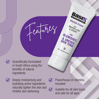 Basix Skin Defence Cream Blemish Cream with Liquorice and Arbutin for Fading Blemishes, Liver Spots and Uneven Skin Tone - 75ml