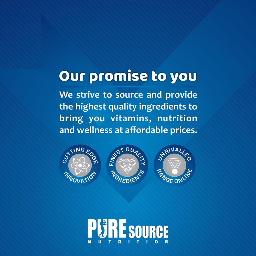 Pure Source Nutrition Folic Acid Tablets 400 mcg Vegan Vitamin B9 Tablets - Pregnancy Care - Normal Function of Immune System & Supports Maternal Tissue Growth - Reduce Tiredness and Fatigue by PSN (180 Tablets)