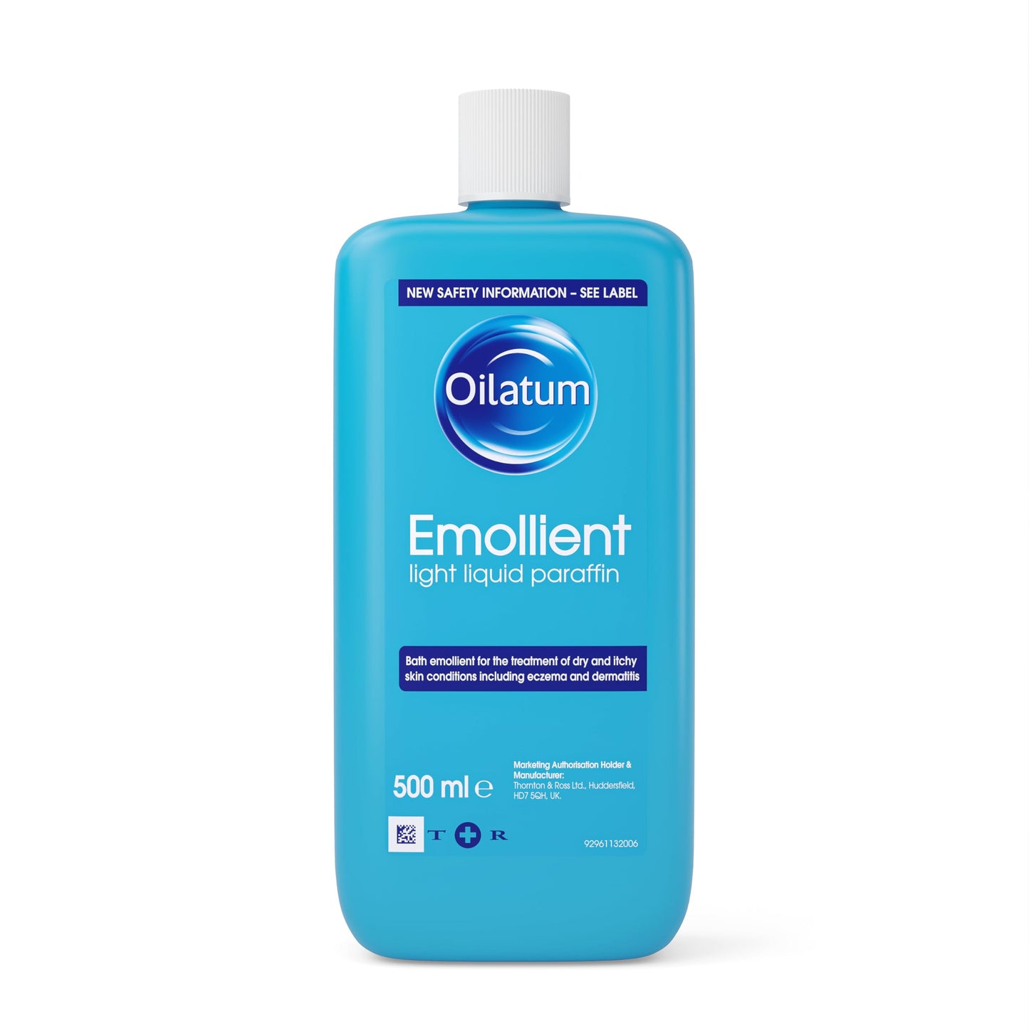 Oilatum Emollient Bath Liquid for Eczema, Psoriasis and Dry Skin Conditions, Soothing Formula for Sensitive Skin, Hydrating Relief for Itchy, Irritated Skin, 1 x 500ml