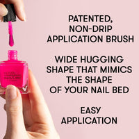 Nails Inc 45 Second Speedy Gloss, Knightsbridge Nights Out, Peach, No Chip, Long Lasting, Quick Dry, Air Dry, Professional Manicures & Pedicures, Fingernails & Toenails, Vegan Nail Polish, 14 ML