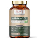 Time Health Oregano Oil - 120 Softgels - Vegan & Carrageenan-Free - 125mg Carvacrol per Softgel - Contains Thymol - UK Made - Zero Additives (120 Softgel Bottle)