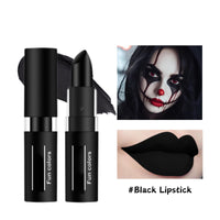 SHEBEEDO 3PCS Black Face Paint Stick, Sweat Proof & Water-Resistant Body Paint,Easy to Color Halloween Long-Lasting Black Lipstick, Ideal for Sports & Makeup with Face Paint Sticks