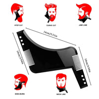 DreamAug 2PCS Beard Shaping Tool, Beard Shaper, Stencil Guide for Perfect Symmetric Lines & Trimming