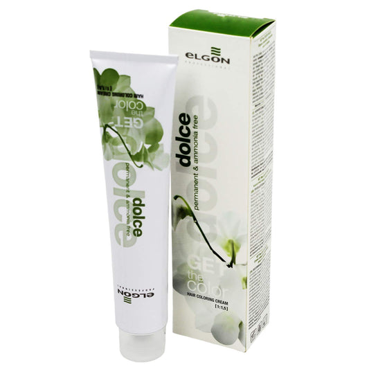 Elgon Get the Color Dolce - Cream Hair Dye Coloration without ammonia - 100ml - # 6.4 Dark Blonde Copper Ginger/Dunkelblond Kupfer Ingwer/Biondo Scuro Rame Ginger
