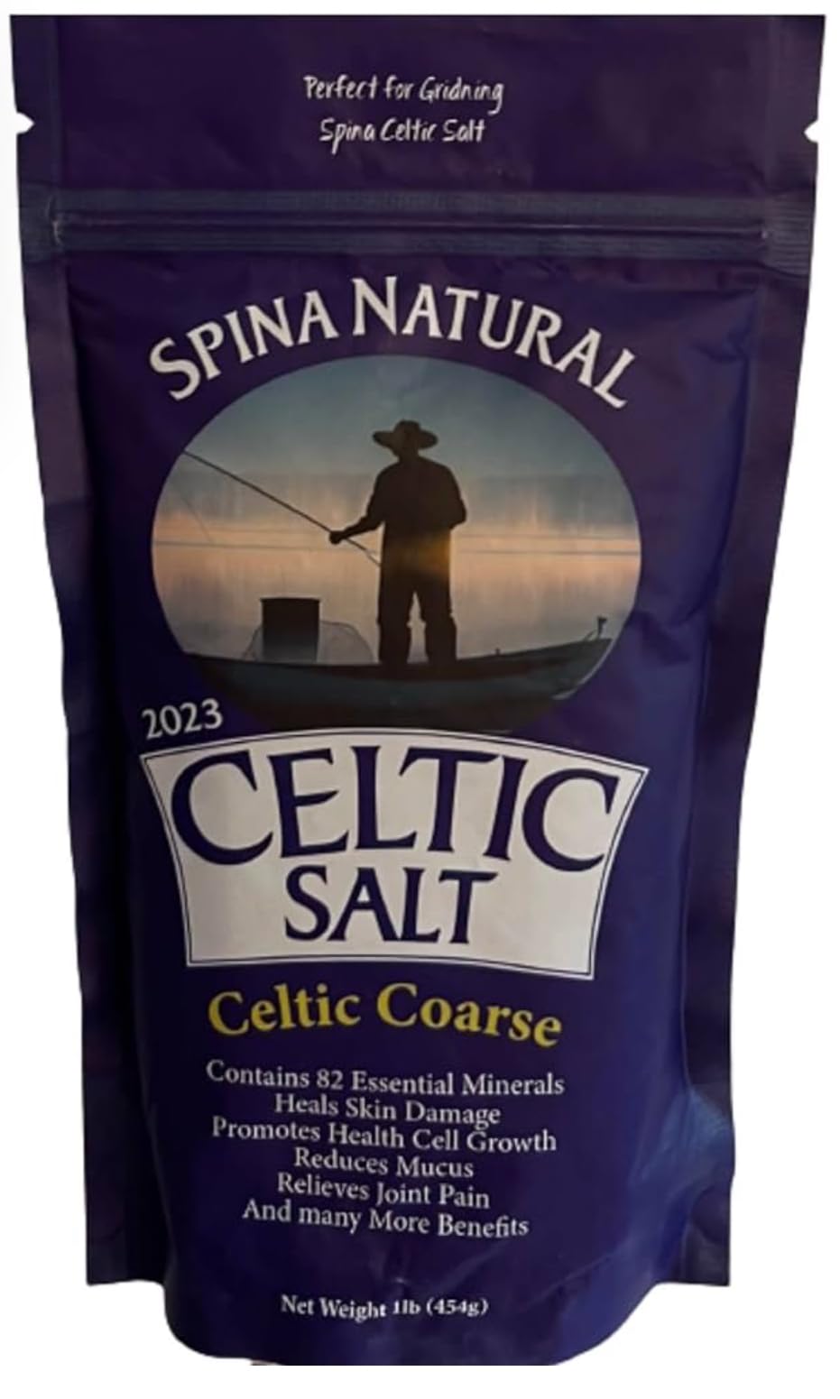 Celtic Sea Salt - Contains 82 Essential Minerals - 1/2 1lb - Organic - Hydrates Skin - Lowers High Blood Pressure - PREMIUM SALT