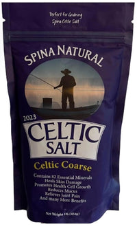 Celtic Sea Salt - Contains 82 Essential Minerals - 1/2 1lb - Organic - Hydrates Skin - Lowers High Blood Pressure - PREMIUM SALT