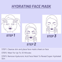 Sheet Mask, Niacinamide & Hyaluronic Acid Face Mask Set, Hydrating Face Mask, Evens Skin Tone Face Masks Skincare，Face Masks Beauty For Dehydrated, Dull and Tired Skin, 5PC