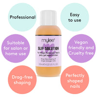Mylee Slip Solution 125ml – For Magic Extender Gel, Builder Gel, UV/LED Nail Tips & Extensions, Liquid Solution