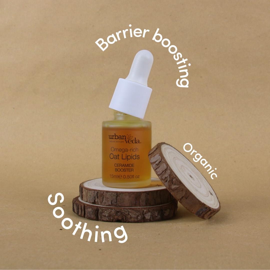 Urban Veda Oat Lipid Booster Oil| Brighten skin & reduces inflammation| Azelaic Acid Face Oil with Retinol |For All Skin types| Vitamin E oil with Squalene |COSMOS Certified & Clinically Proven| 15 ML