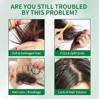 YIAE Herbal Hair Growth Serum with 3-Roller - Caffeine Complex for Thinning Hair, 30ml Lightweight - Gentle Sensitive Scalp