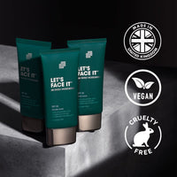 Shakeup Cosmetics Shakeup - Mens Tinted Moisturiser, SPF25, 24hr Moisturisation, Matte Finish, Easy Application, Vegan Makeup, Shade Light, 50ml
