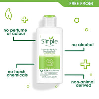Simple Kind to Skin Hydrating Light Moisturiser, 12h Moisturisation - Pack of 2