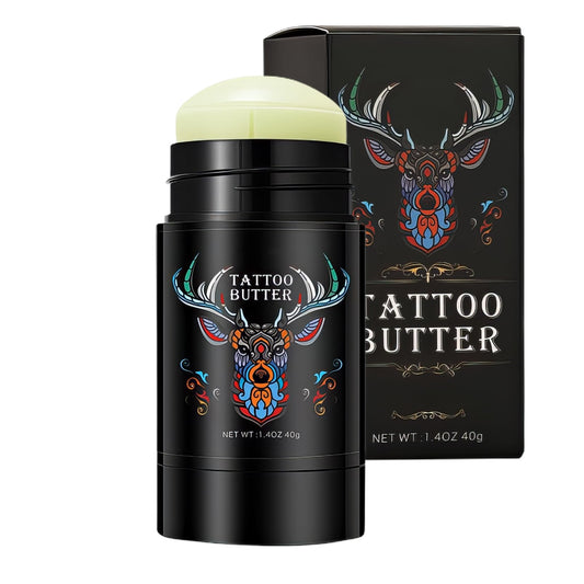 DMQ Tattoo Balm Stick, Tattoos Butter for Brightening & Moisturizing,40g Healing Cream Aftercare for New & Old Tattoo Care & Color Enhancement