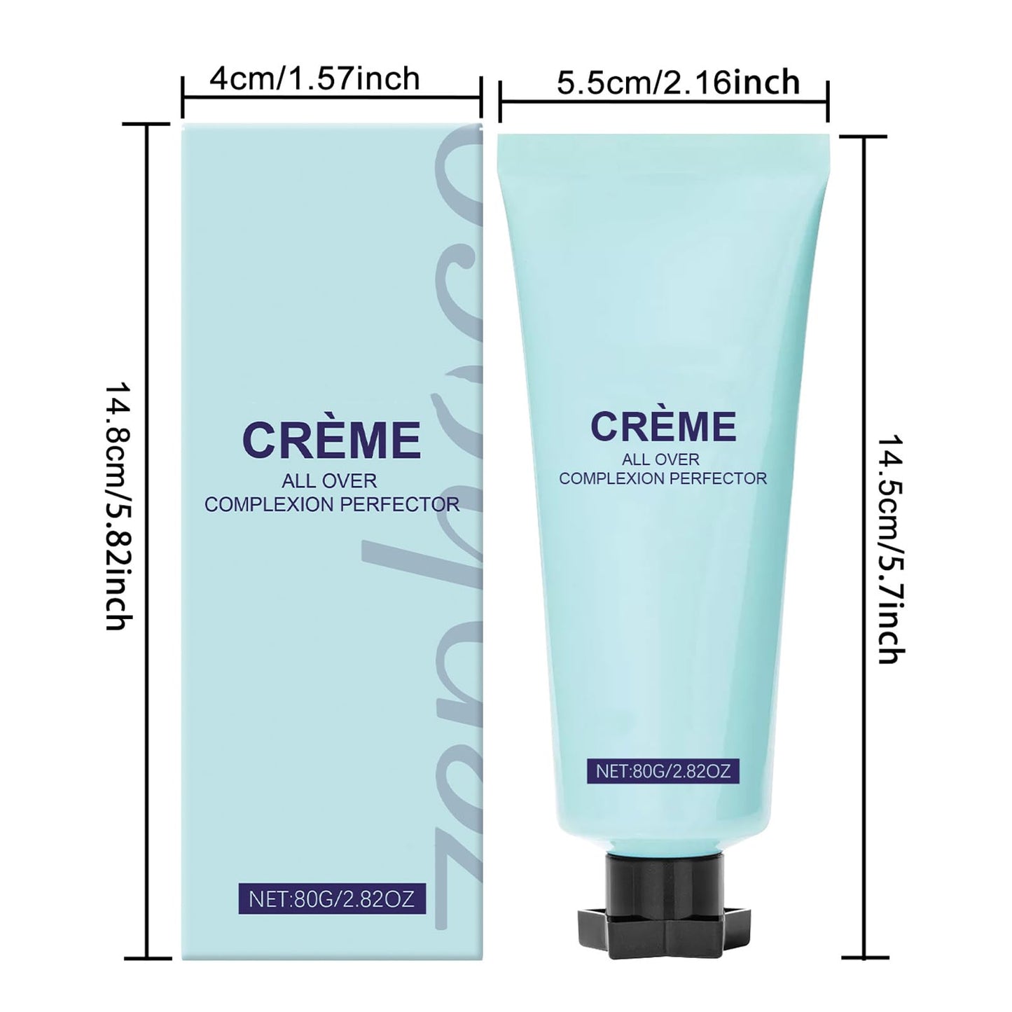 HERBENJOY All-Over Complexion Perfector, Long-Lasting CC Cream Foundation & Body Coverage Perfector, Foundation for Mature Skin, Hydrating Waterproof Concealer for Legs Scars Imperfections, Natural