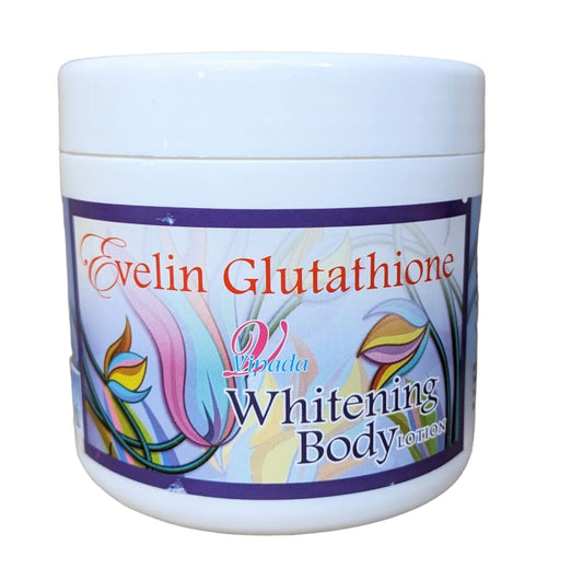 Vipada Glutathione Whitening Body Lotion With Vitamin E & UVx2 *250ml Jar* (12)