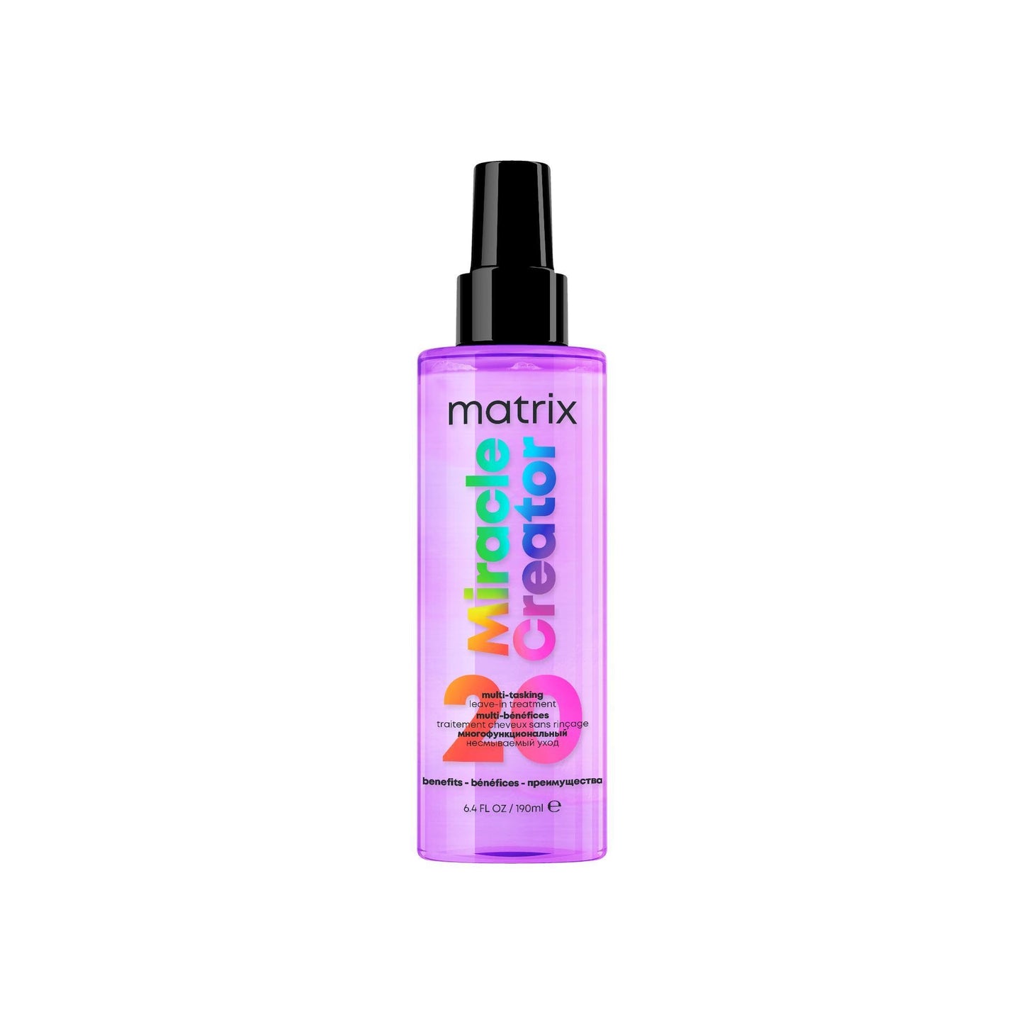 Matrix Multi-Tasking Hair Treatment, Leave-In Conditioner and Heat Protector with 20 Benefits, Total Results, Miracle Creator, 190ml