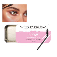 DMQ Eyebrow Soap Kit,Brow Gel,Waterproof Eyebrow Wax,Eyebrow Kit,Brow Gel,Eye Brow Gel Clear,Brows Styling Soap,Long Lasting Brow Pomade,Eyebrow Filler,Eyebrows Styling Wax for Natural Looking Brows