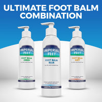 Imperial Feet Foot Balm Blue for Dry Feet Skin Remover-150ML Honey Balm Hard Skin Remover Foot-Cracked Heel Repair Cream-Athletes Foot Cream-Heel Balm for Soft, Smooth, Moisturize & Soothes Dry Skin