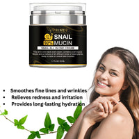 Prime9 Snail Mucin Cream, Korean Moisturizer Face with 92% Snail Mucin Extract, All in One Facial Moisturizer Cream for Deep Hydration, Korean Skincare, Wrinkle & Blemish Care