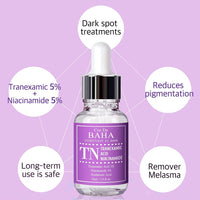 Tranexamic Acid 5% Serum with Niacinamide 5% for Face/Neck - Helps to Reduce the Look of Hyper-Pigmentation, Discoloration, Dark Spots, Remover Melasma (30ml 1 fl.oz.) for Cos de baha