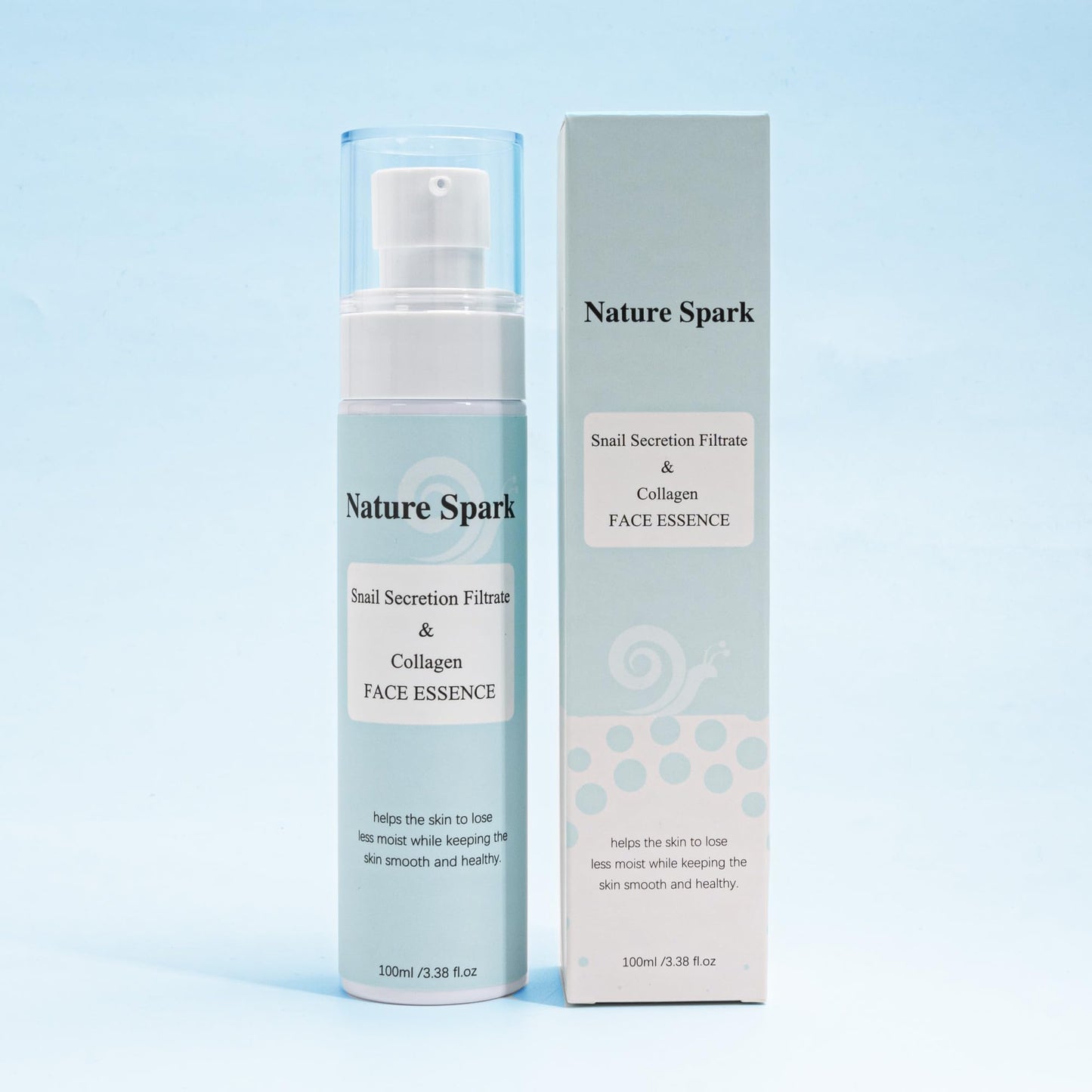 Nature Spark Snail Secretion Filtrate & Collagen Skin Repair Hydrating Face Serum 100ml